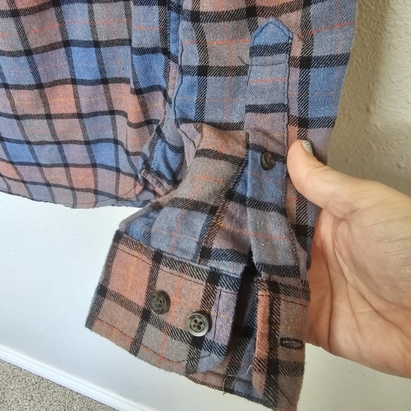 Goodfellow‎ Mens S Small Flannel Checkered Plaid Button Down Long Sleeve - Picture 10 of 10